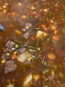 image of Pit beef vegetable soup- Large