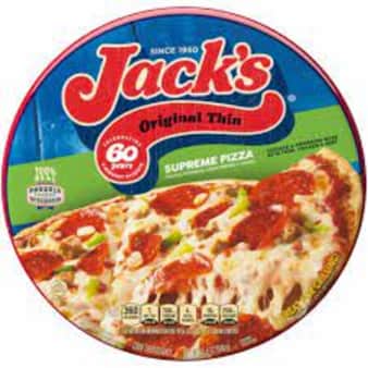 image of Jacks Original Thin Crust Supreme Pizza
