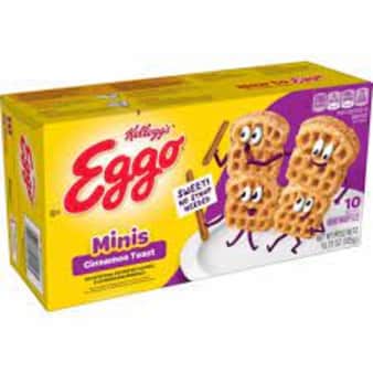 image of Kellogg's Eggo Minis Cinnamon Toast