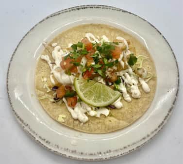 image of Taco - Vegan Baja Fish