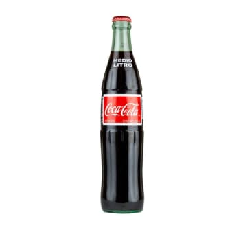 image of Mexican Coca Cola 1/2 Bottle