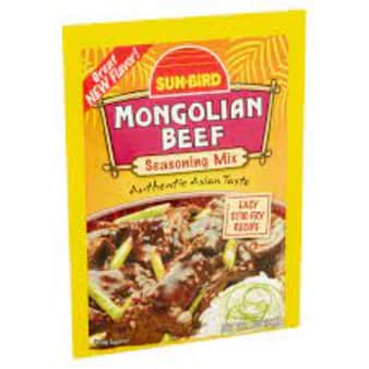 image of Sunbird Mongolian Beef seasoning mix