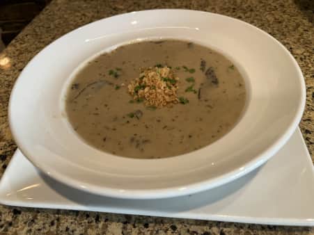 Bowl of Mushroom Thyme Soup