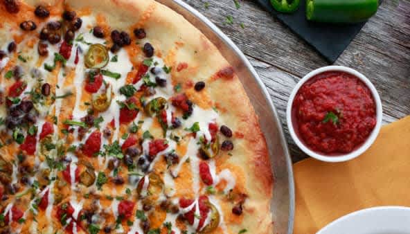 Cauli Black Bean Pie