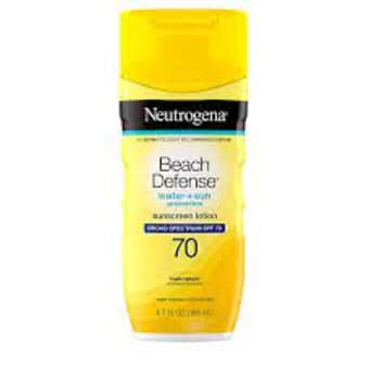 image of Neutrogena Sunscreen Beach Defense SPF 70
