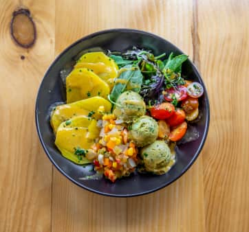 Mashed Avocado Buddha Bowl
