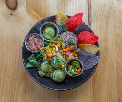 Black Bean Hummus Buddha Bowl