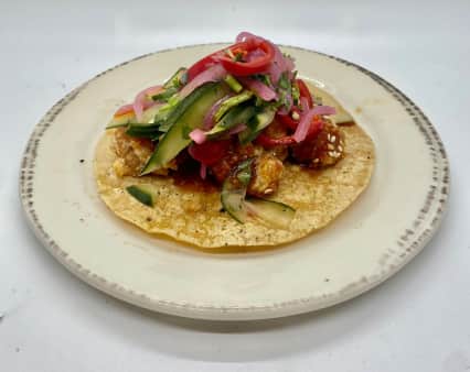 image of Taco - Vegan Korean Chicken