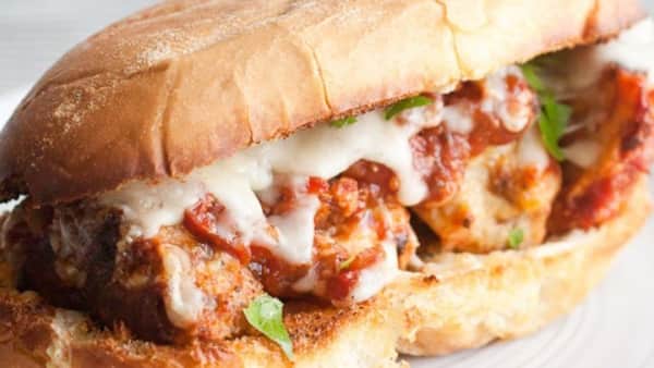 image of Meatball Parm Hero