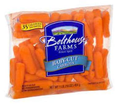 image of Bolthouse Farms Baby Carrots, 1 lb bag