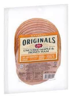 image of Dietz and Watson Uncured Maple and Honey Ham, 7 oz