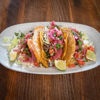 image of Three Crispy Taco Plate