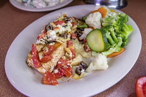 image of Athenian Smothered Salmon