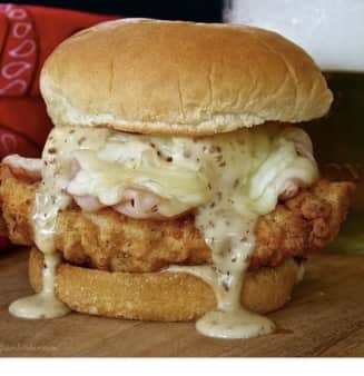 image of Chicken Cordon Bleu with Maple mustard sauce