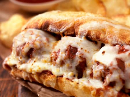 image of Meatball Parmigiana Sub