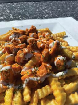 Buffalo Chicken Ranch Fries