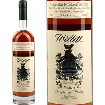 image of Willett's Family Estate Small Batch Rye 4yr  - 750 ML