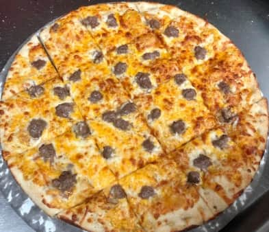 image of LARGE- CHEESEBURGER PIZZA