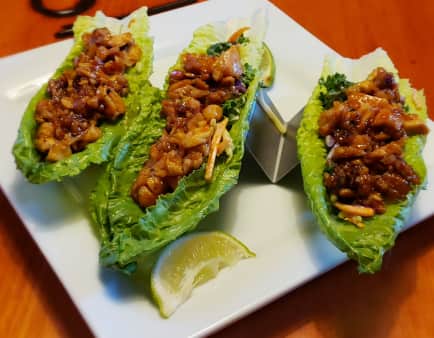 Asian Chicken Lettuce Wraps