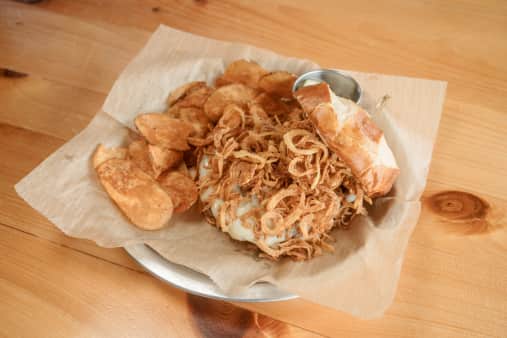 Burger - Mush & Onion