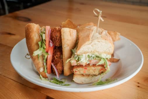 Crab Cake Po Boy