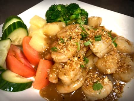 image of SEA-4 Scallops with Shrimp Garlic Sauce