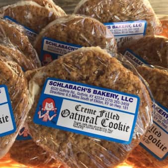Cream-Filled Oatmeal Cookie