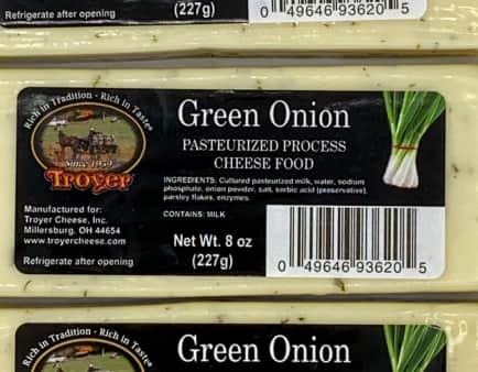 Green Onion Cheese - 1/2 Pound