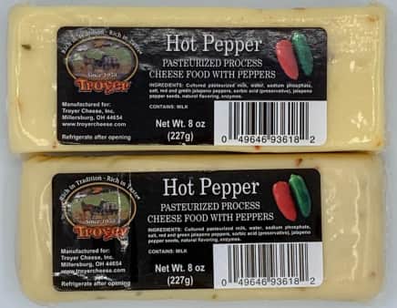 Hot Pepper Cheese - 1/2 Pound