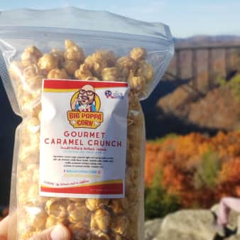Gourmet Caramel Crunch Big Poppa Corn
