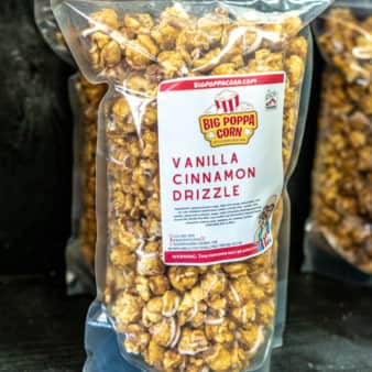 Vanilla Cinnamon Drizzle Big Poppa Corn