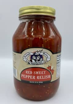 Red Sweet Pepper Relish Quart