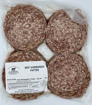 1/3 lb. Hamburger Patties - ZK Ranches