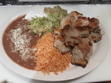 image of Pollo Asada Dinner Plate