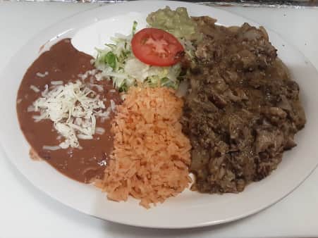 image of Chile Verde Dinner Plate