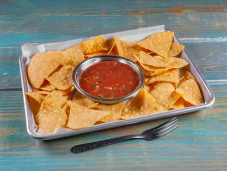 image of Roasted Tomato Salsa with Chips