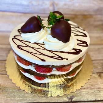 Choc Strawberry Parfait