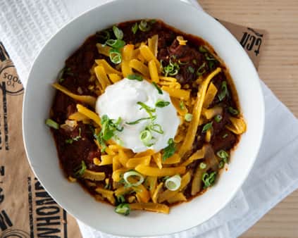 image of Loaded Brisket Chili