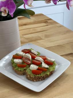 image of Caprese Avocado Toast