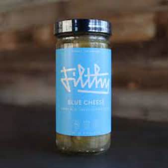 image of Filthy Blue Cheese Stuffed Olives- 8.5oz jar