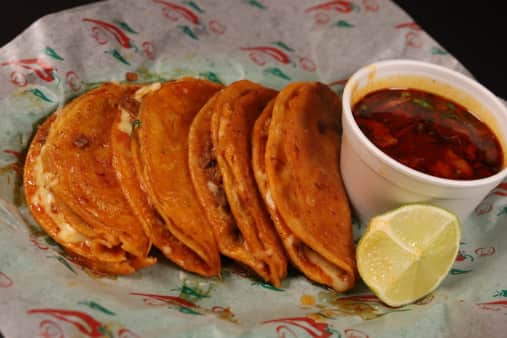 image of (1) Quesa Birria Tacos