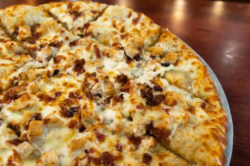 Chicken Alfredo Pizza