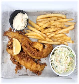 Beer Battered Fish & Chips