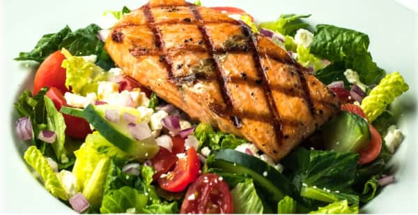 Grilled Salmon Salad