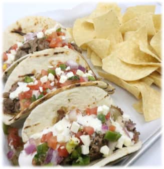 Horsey Sirloin Steak Tacos