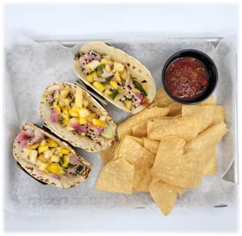 Sesame Seared Ahi Tacos