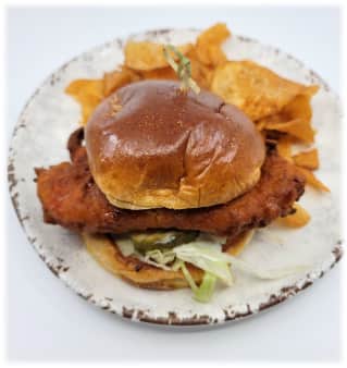 Fried Chicken Sandwich - Nashville