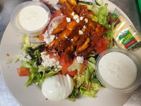 Buffalo Bleu Cheese Chicken Salad