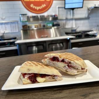 image of P-Turkey Apple Butter Brie & Apple Panini