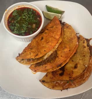image of (3) Birria Tacos